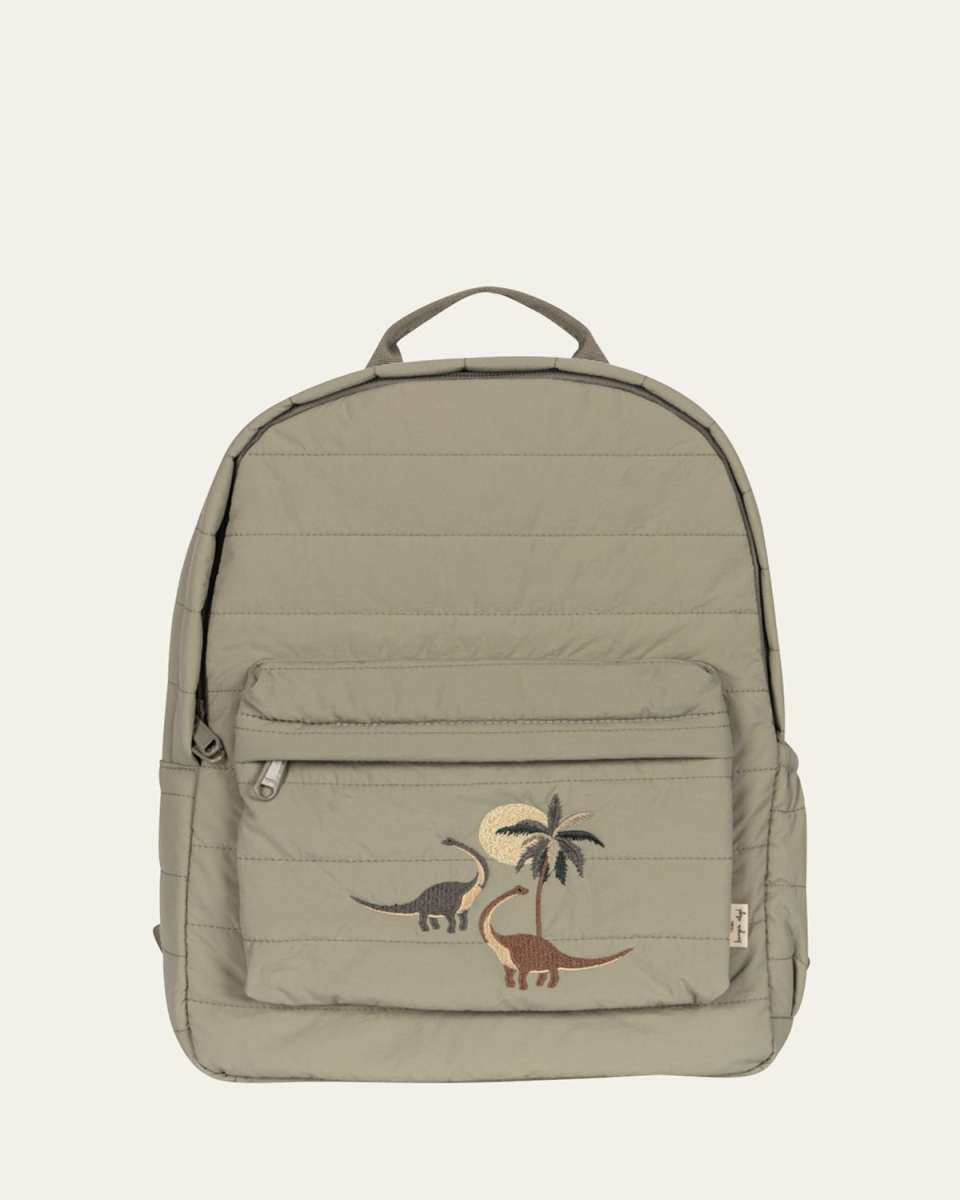 Boy's Juno Embroidered Quilted Backpack